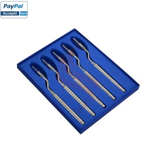 Juego de extracción de alta calidad de 10 fórceps de extracción con mango anatómico Instrumentos dentales japoneses de acero inoxidable - Product Image 6