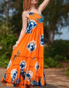 Goddess Tie Dye Kiana/Maxi Boho <b>Dress</b> 100% Cotton Formal A-Line - Product Image 4