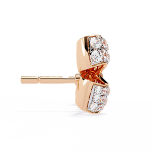 Boucles d'oreilles uniques en or 18 carats avec diamant de laboratoire, boucles d'oreilles de qualité supérieure - Product Image 2