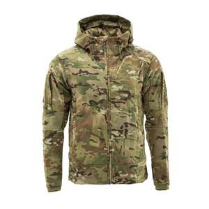 Veste tactique d'extérieur pour hommes coupe-vent imperméable Softshell Camouflage Jackets Drawstring Hood Zip Pockets Tactical Jacket - Product Image 4