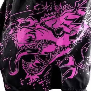 กางเกงขาสั้นสำหรับผู้ชายกางเกง MMA แบบออกแบบได้ตามต้องการกางเกงขาสั้นยืดสำหรับฝึกซ้อมแข่งขันชกมวยและศิลปะการต่อสู้ - Product Image 4