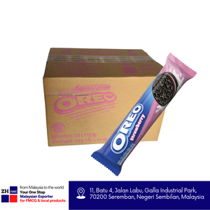 Oreo คุกกี้แซนวิชสตรอเบอร์รี่110.4กรัมของแท้บิสกิตครีมสตรอเบอร์รี่ฮาลาลมอนเดลซ์มาเลเซียขายส่งราคาถูก - Product Image 3