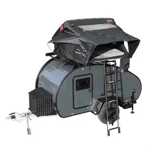 Remolque de Viaje Personalizado de Lujo 4x4 de Aluminio, Mini Caravana Impermeable Plegable con Capacidad para 4-6 Personas, Nuevo Modelo de Exportación - Product Image 1