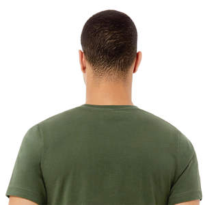 Camiseta esencial unisex con cuello en V en negro 100% Airlume peinado y algodón hilado en anillo 32 individual 4,2 oz elegante Formal - Product Image 6