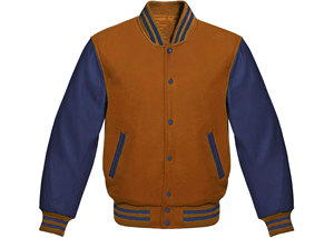 Chaqueta Letterman de Lana de Alta Calidad para Hombre, Premium, Casual, Impermeable, Transpirable, con Logotipo Frontal - Product Image 6