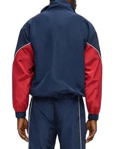 Chaqueta Deportiva Retro de Nailon con Cierre y Logotipo Bordado Personalizado, Chaqueta Cortavientos para Hombre - Product Image 5