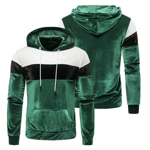 Sudadera con capucha de terciopelo para hombre más vendida, jersey de manga larga, tela suave, cálida, Sudadera con capucha de invierno con bolsillo de canguro - Product Image 3