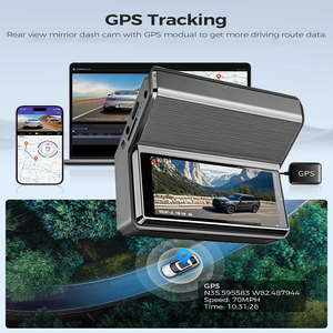 Sistema Dash Cam per Auto Melia da 3,16 Pollici IPS a Doppio Canale 4K+1K con Telecamera per Retromarcia Visione Notturna Connessione WiFi e Doppio Videoregistratore - Product Image 3