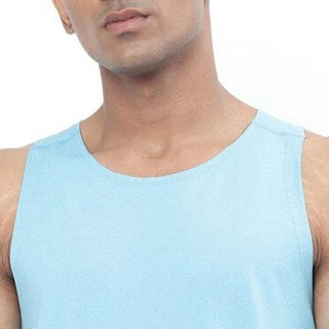 Logo personnalisé hommes débardeurs pour la salle de sport Fitness musculation polyester respirant chemises sans manches en vrac prix raisonnable OEM - Product Image 5