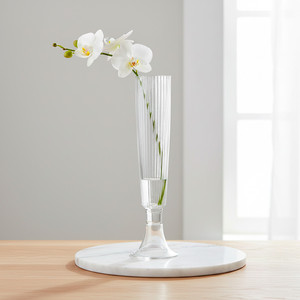 VTV3222 - <b>Clear</b> Fluted Trumpet <b>Vase</b> - 22 - Product Image 3