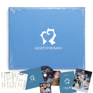 HEART OF WOMAN Heart Byte : LEGACY 1er album [One Dream Blue Ver.]. CD 2Photocard Sticker set Folded Poster (Told U So) K-Pop - Product Image 1