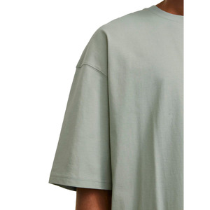 Camiseta personalizada de alta calidad respetuosa con el medio ambiente de secado rápido pesado 100% algodón con hombros caídos ropa de calle OEM ropa informal para hombres - Product Image 4