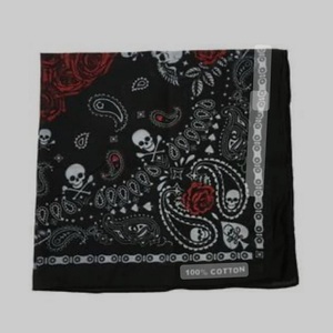 Custom <b>Bandana</b> Double Sided Printed Paisley <b>Bandana</b> 100% organic Cotton Neck Square Wonderful Quality Products Scarf - Product Image 2