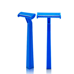 Rasoir en or rose avec logo personnalisé Rasoir de sécurité écologique à double tranchant pour femmes Rasoir fermé - Product Image 1