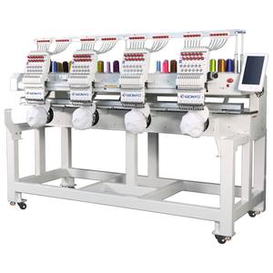 Máquina de Bordar Industrial de 4 Cabezas, 12/15 Agujas, Nueva y de Calidad Auténtica, Dispositivo para Bordar Calcetines - Product Image 5