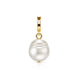 จี้ห้อยแบบหนีบ Jeulia Move My Way Pearl ชุบทอง 18k - Product Image 1