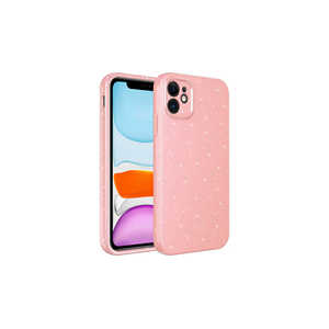 Étui en silicone rose pailleté de luxe avec protection de l'appareil photo pour iPhone 11 11 Pro 8 Plus 7 Plus XS - Emballage élégant pour la vente au détail - Product Image 1