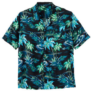 เสื้อเชิ้ตแขนสั้นสำหรับผู้ชายเสื้อยืดลำลองพิมพ์ลายเต็มรูปแบบเสื้อฮาวายสำหรับตกปลา - Product Image 2