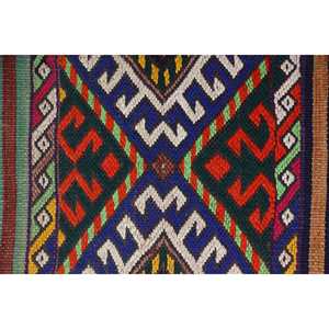 Tapis turc 2x3,4 pieds, petit tapis vintage, tapis en laine camouflage rouge - Product Image 5