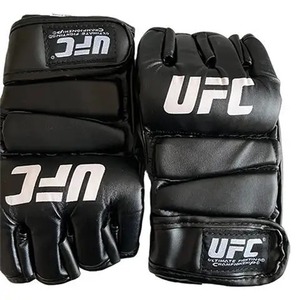 Gants de boxe unisexes pour adultes UFC, demi-doigts, design personnalisé, haute qualité, imperméables, évacuation de l'humidité, protection UV, poignées - Product Image 4