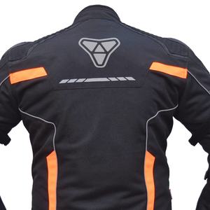Veste de moto en textile imperméable pour homme avec bandes réfléchissantes et protection blindée pour l'équipement d'équitation d'été et d'hiver - Product Image 6