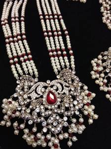 Đồ trang sức rhinestone sang trọng cho cô dâu với vòng cổ đậm và bông tai bán buôn trực tiếp từ nhà máy nhập khẩu - Product Image 3