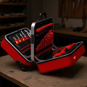 Knipex Electric ToolCase ''BIGT Win Move RED''-Durable and Stylish Electric <b>Tool</b> Storage Solution - Product Image 3