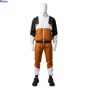 Ensembles de survêtements coupe-vent imprimés pour l'hiver, haute qualité, personnalisés, streetwear unisexe pour hommes, pantalon de survêtement en nylon, ensemble sweat à capuche zippé, grandes tailles - Product Image 5