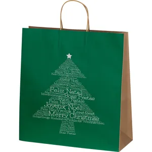 Borsa Natalizia Personalizzata Grande, Articoli Festivi Riciclati con Gadget - Product Image 2