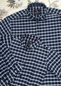 Camisa a cuadros de algodón a juego para padre e hijo, ajuste personalizado, cuello vuelto, conjuntos a juego para la familia de hermanos, Combo de ropa al por mayor - Product Image 4