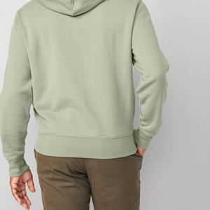 100% algodón personalizado bordado hombres peso pesado Sudadera con capucha estilo Streetwear con forro polar para invierno pulóver sudaderas térmicas - Product Image 3