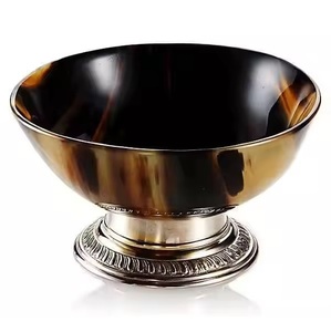 Tazón de comedor ecológico hecho a mano, tazón de cuerno Natural sostenible, técnica pulida para regalos orgánicos y éticos - Product Image 2