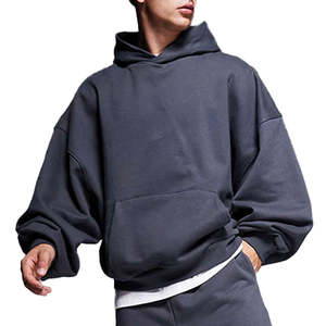 Sudadera con Capucha Oversize para Hombre, Estilo Boxy, con Hombros Caídos, Personalizada con Logotipo, Tejido French Terry 100% Algodón, Invierno, OEM 2026 - Product Image 6