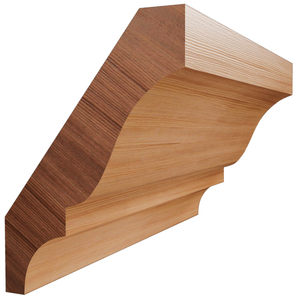 Collection de moulures de plafond d'angle en bois de cerisier écologiques au design moderne, surface lisse imperméable, directement de l'usine - Product Image 1