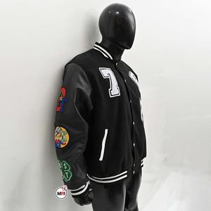 Wholesale 100% Wool Varsity Letterman <b>Jacket</b> for Men High Demand Custom Design Leather Sleeves Chenille Embroidery <b>Patchwork</b> - Product Image 5