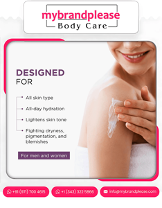 Loción corporal nutritiva de morera y regaliz, fórmula de brillo de piel de etiqueta privada personalizada para piel clara y brillante - Product Image 5