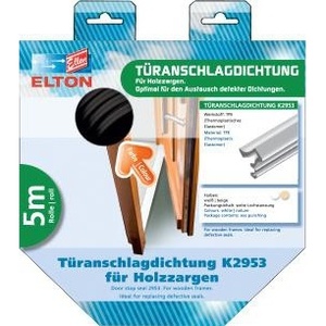 Door Stop <b>Seal</b> K2953 DIY 5 M Length for Milling TPE Bare White by ELLEN - Product Image 3