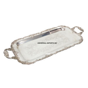 Bandeja de Chocolate de Metal Vintage nueva llegada bandeja de Chocolate hecha a mano bandeja de Chocolate de lujo al por mayor con estilo clásico - Product Image 3