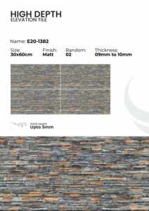 Carreaux de mur extérieur en porcelaine 300x600mm, extérieur de bâtiment - Product Image 3