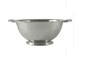 Home Basics Deep Kitchen Stainless Steel <b>Colander</b> Basin Set Quality Fruit Vegetable Rice <b>Strainer</b> Sink Tea Washing Quality Home - Product Image 2