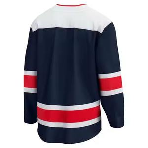 Tailles personnalisées en gros Nom personnalisé uniformes de hockey sur glace avec impression par sublimation maillots de hockey sur glace avec - Product Image 4