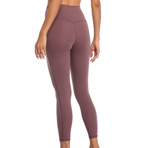 100% coton vêtements de sport femmes Leggings ensemble coton biologique pantalons de Yoga durable Yoga Leggings pour femmes de haute qualité en gros - Product Image 3