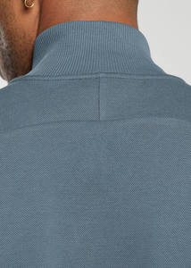 Conjunto Deportivo de Felpa para Hombre, con Cierre de Cremallera, Cuello Alto, 100% Algodón, Transpirable, Informal, para Invierno, con Logotipo Personalizado OEM, Venta al Por Mayor - Product Image 5