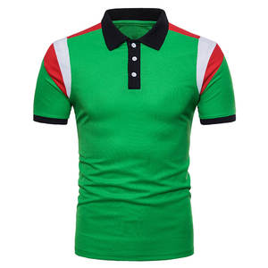 เสื้อโปโลผู้ชายเสื้อกอล์ฟโปโลแขนสั้นปกซี่โครงเสื้อกอล์ฟแบบซับลิเมชันออกแบบได้ตามต้องการ - Product Image 5