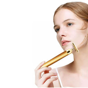 Golden Facial Massage <b>Tool</b> Myrva Beauty Bar for <b>Skin</b> <b>Care</b> and Anti-Aging Treatment, Model MYR-4563523612, Made in China - Product Image 3