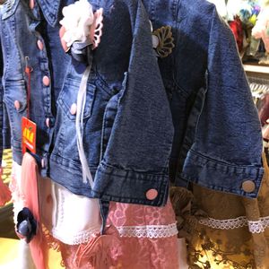 Falda de algodón para niña, blusa vaquera, trajes informales, colección de verano 2023, venta al por mayor - Product Image 6