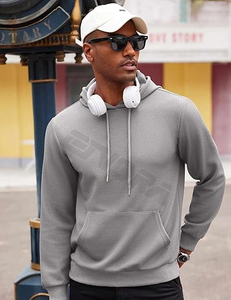 Sudadera con capucha de algodón 100% térmica estampada con estilo para un aspecto primaveral único - Product Image 4
