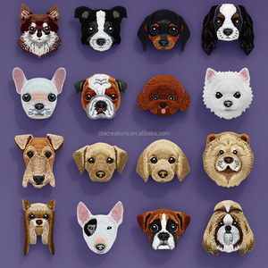 Premium <b>Dog</b> Portrait Embroidery Patch <b>for</b> Fashion Apparel - Product Image 1