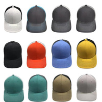 Haute qualité 100% coton 6 panneaux unisexe haute couronne bord incurvé Snapback décontracté Hip Pop casquettes de Baseball chapeaux de camionneur pour hommes femmes