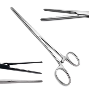 Pinzas quirúrgicas atraumáticas de Venta caliente Pinzas intestinales de acero inoxidable Instrumentos quirúrgicos Abrazaderas de oclusión - Product Image 1